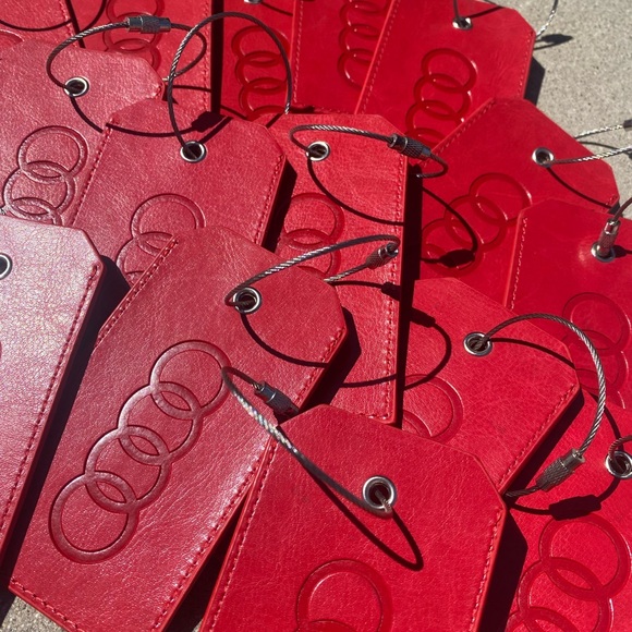 Audi Luggage Bag Tags Set of 3 - Picture 2 of 10
